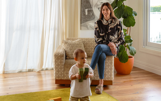 Keely and her daughter Leni for KENI Sleepwear photoshoot